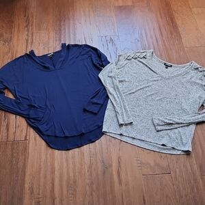 Two Express ladies lightweight sweaters